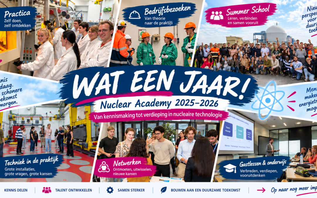 Van vmbo tot universiteit: Nuclear Academy bouwt aan nucleair onderwijs