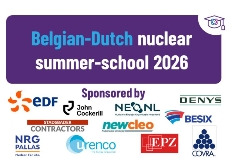 Belgian-Dutch Nuclear Summer School 2026: 40 deelnemers klaar om de nucleaire sector te ontdekken